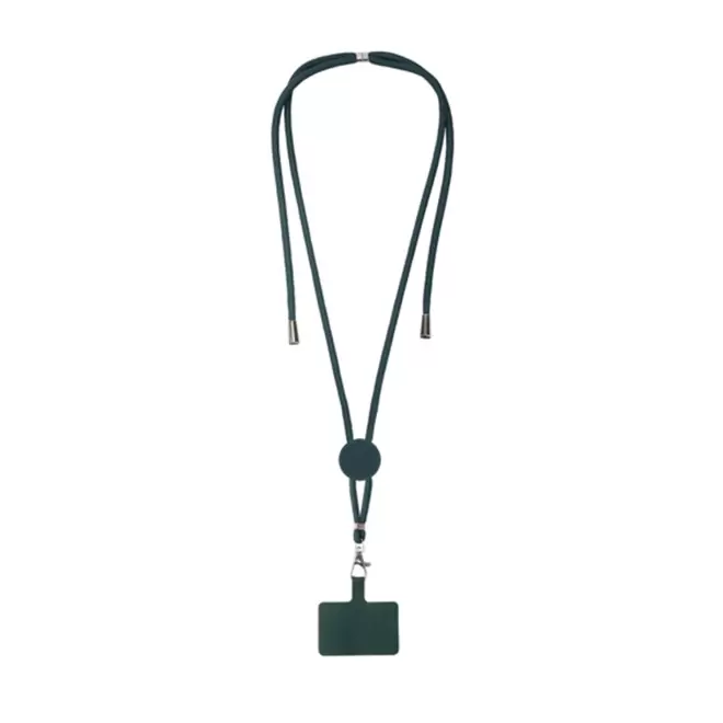 TOUR DE COU TELEPHONE PERSONNALISABLE 'MOBILA ROND' - vert
