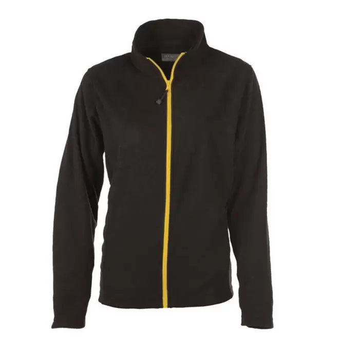 VESTE POLAIRE PERSONNALISABLE ZIPPEE FEMME 'BEAR' 300 GR/M² - black/gold