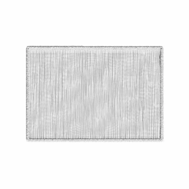 MAGNET RECTANGLE BRODE PERSONNALISABLE 'COURSU' - 7,8 x 5,3 cm