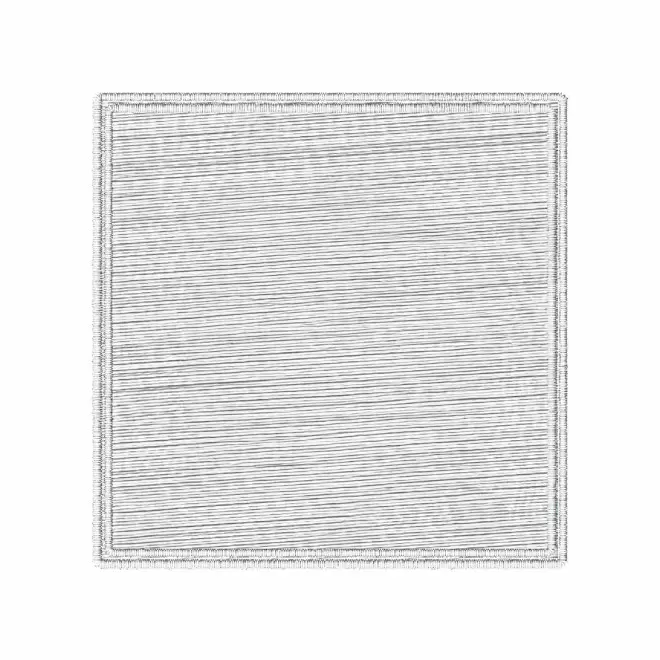 MAGNET CARRE BRODE PERSONNALISABLE 'COURSU' - 6,5 x 6,5 cm