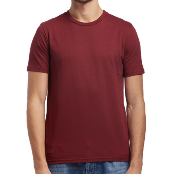 T-SHIRT PERSONNALISÉ BIO HOMME 180 GR/M² LES FILOSOPHES® 'DESCARTES' - bordeaux