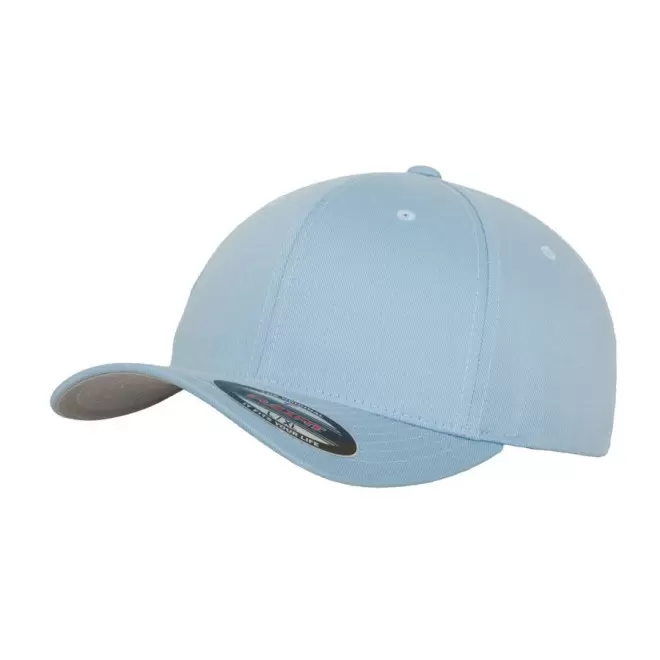 CASQUETTE PERSONNALISÉE FLEXFIT® 'WOOLY'  - carolina blue