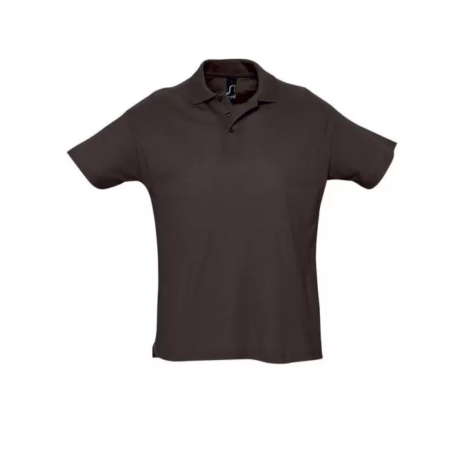 POLO PUBLICITAIRE HOMME 'SUMMER' COULEUR 170 GR/M² - chocolat