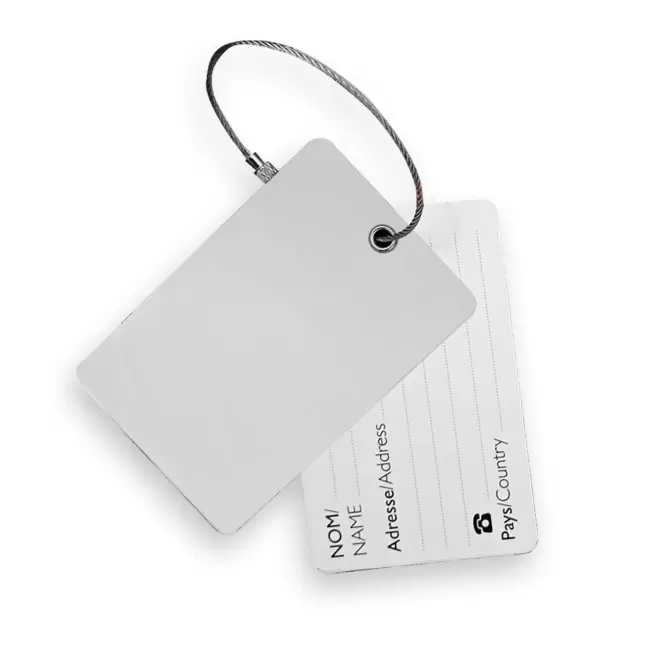 ETIQUETTE A BAGAGE PIVOTANTE PERSONNALISABLE 'SEEU' - 190gr