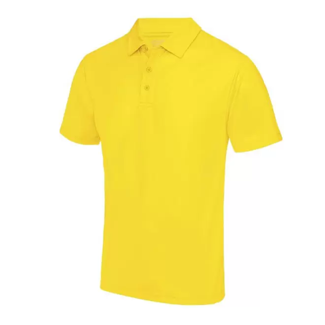POLO PERSONNALISÉ HOMME RESPIRANT JUST COOL® 'ASTI' - yellow