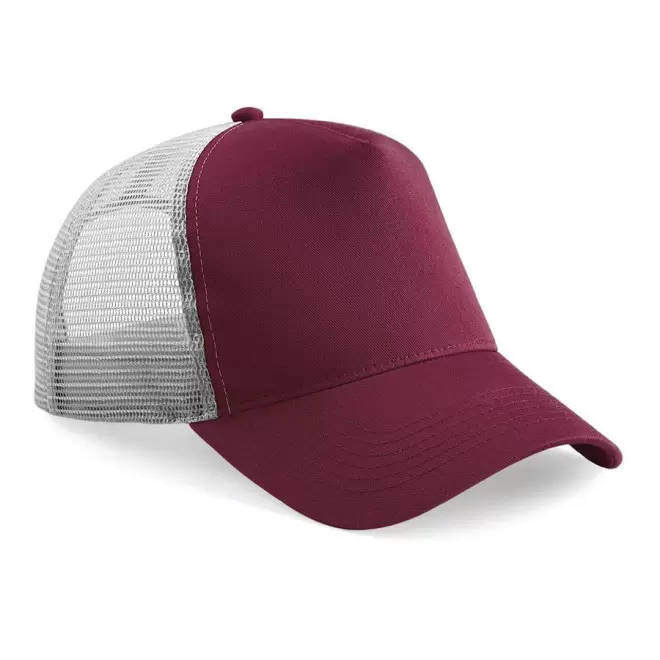 CASQUETTE PERSONNALISÉE BEECHFIELD® 'VITTA' - burgundy/grey