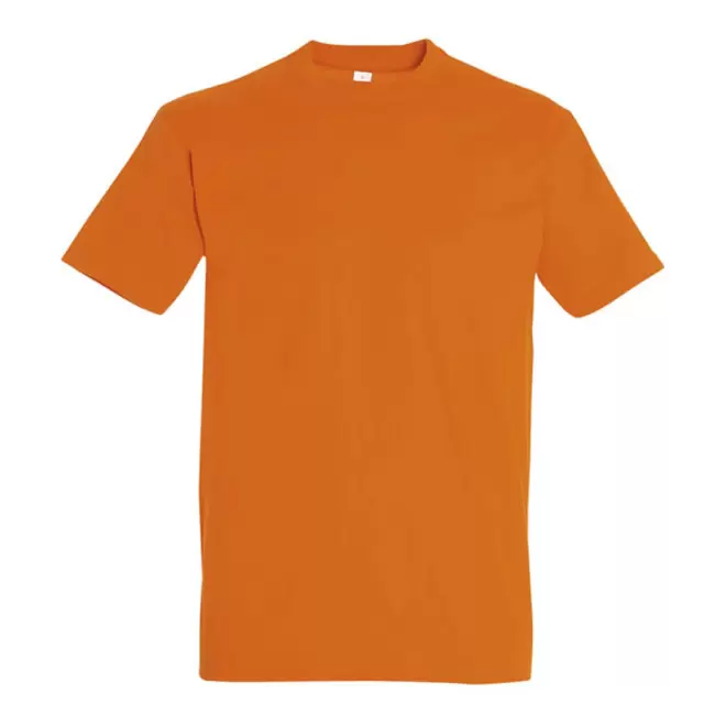 TEE-SHIRT PERSONNALISÉ HOMME 'IMPERIAL' - FABRICATION EXPRESS 4 JOURS - orange