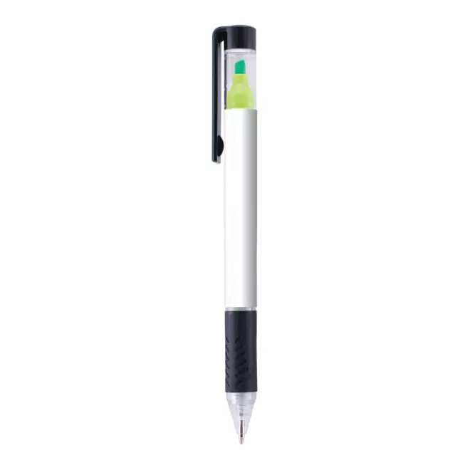 STYLO/SURLIGNEUR PERSONNALISABLE 'BERGUI BLACK' - vert