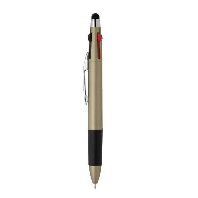 STYLO 4 COULEURS PERSONNALISABLE 'GIGI SHINE' - doré