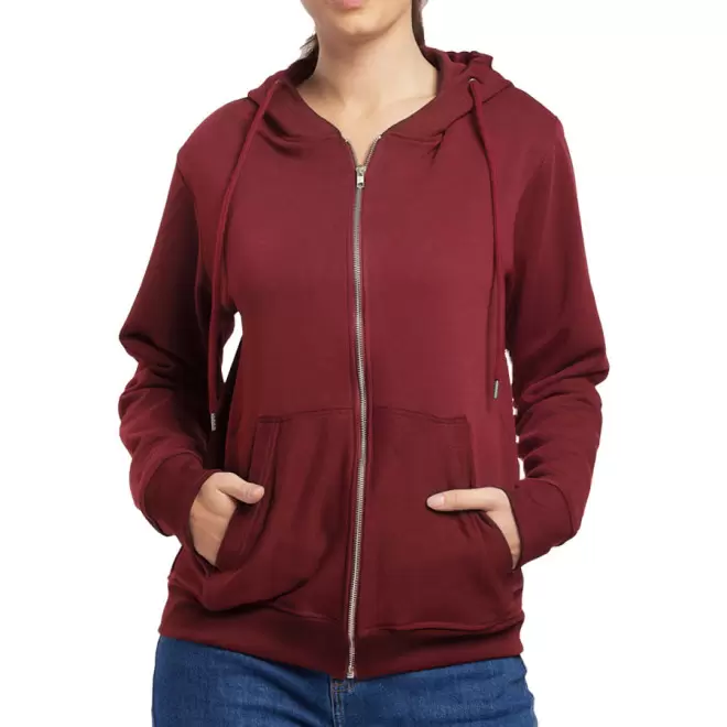 SWEAT ZIPPÉ PERSONNALISÉ MADE IN FRANCE LES FILOSOPHES® 'MONTAIGNE' - bordeaux