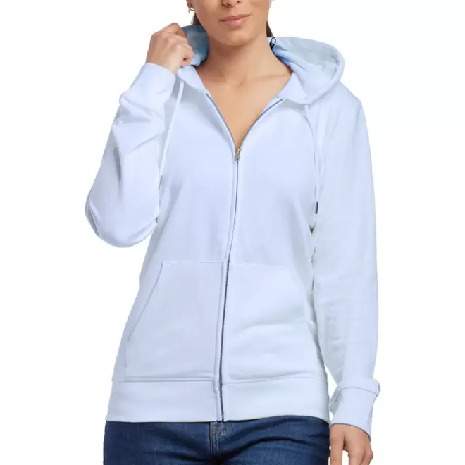 SWEAT ZIPPÉ PERSONNALISÉ MADE IN FRANCE LES FILOSOPHES® 'MONTAIGNE' - ciel