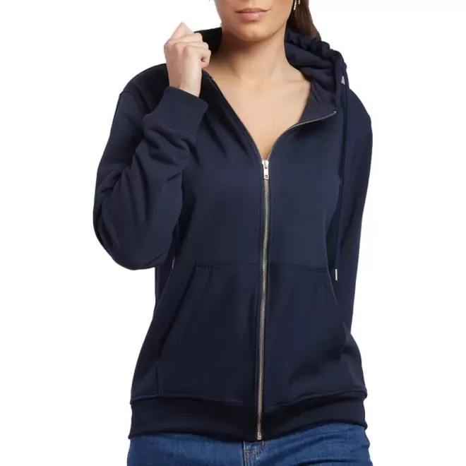 SWEAT ZIPPÉ PERSONNALISÉ MADE IN FRANCE LES FILOSOPHES® 'MONTAIGNE' - marine