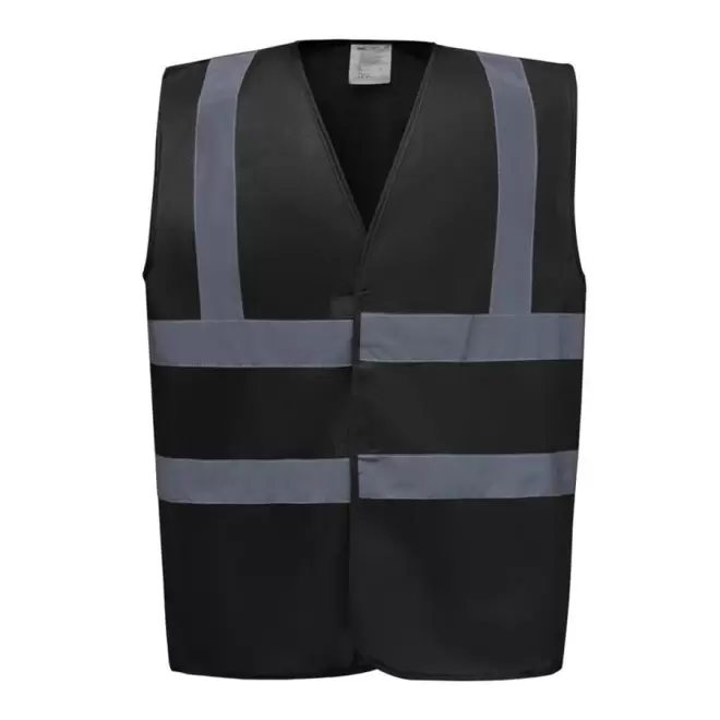 GILET DE SÉCURITÉ PERSONNALISÉ 'SECUR' - black