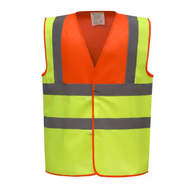GILET DE SÉCURITÉ PERSONNALISÉ 'SECUR' - orange/yellow