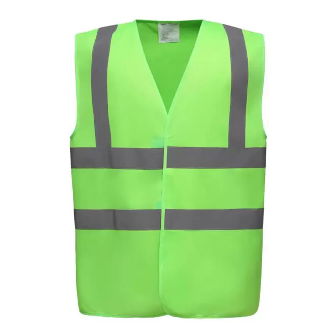 GILET DE SÉCURITÉ PERSONNALISÉ 'SECUR' - lime
