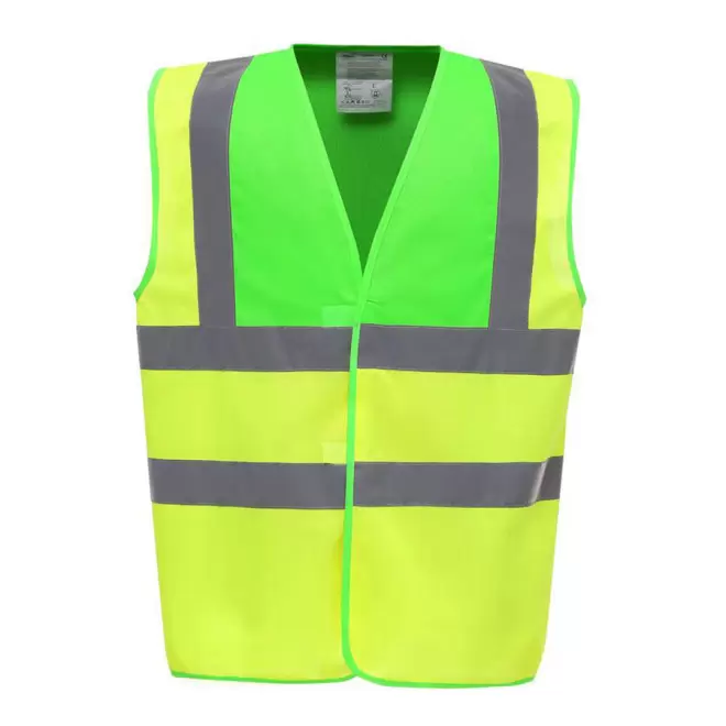 GILET DE SÉCURITÉ PERSONNALISÉ 'SECUR' - lime/yellow