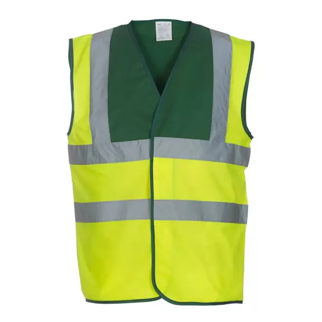 GILET DE SÉCURITÉ PERSONNALISÉ 'SECUR' - green/yellow