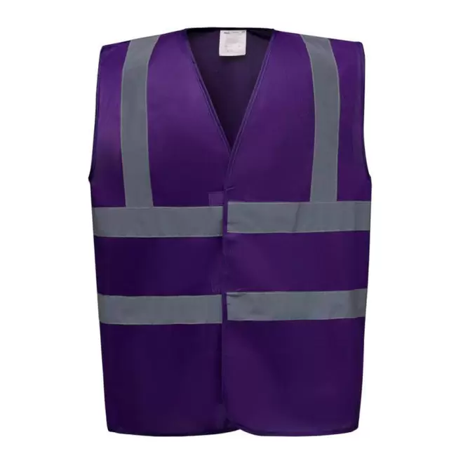 GILET DE SÉCURITÉ PERSONNALISÉ 'SECUR' - purple