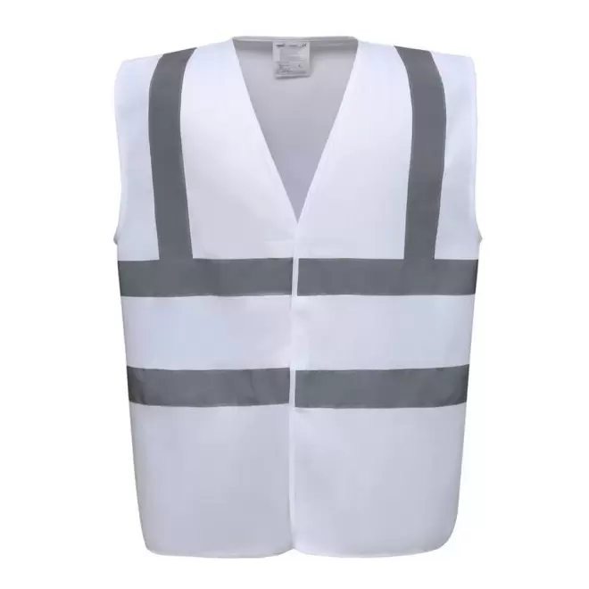 GILET DE SÉCURITÉ PERSONNALISÉ 'SECUR' - white