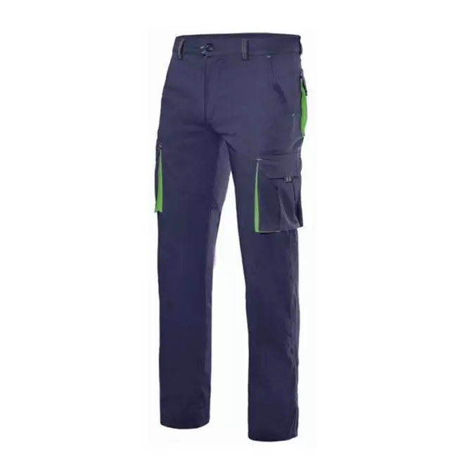 PANTALON PERSONNALISÉ DE TRAVAIL VELILLA® 'CAPTURE' - navy/lime