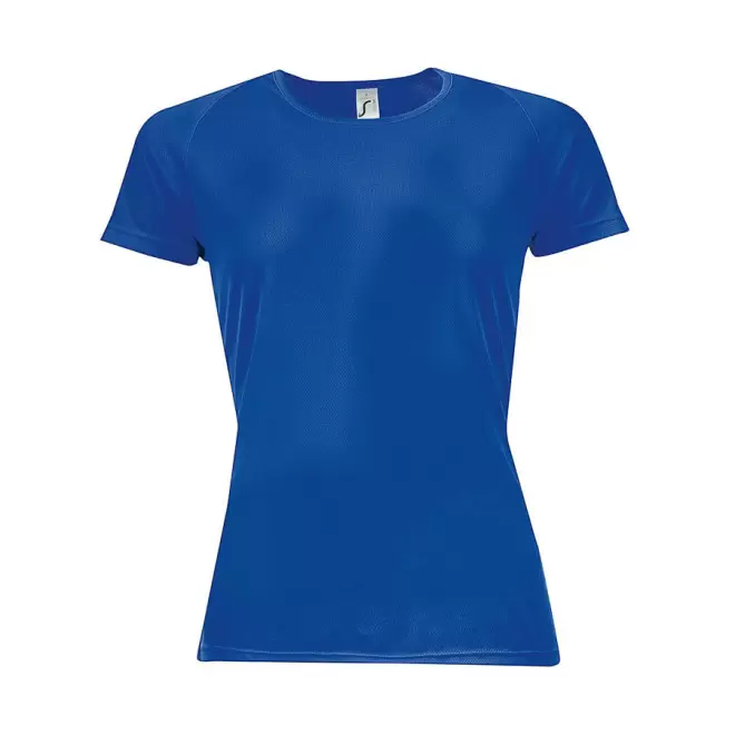 TEE-SHIRT PERSONNALISÉ RESPIRANT FEMME 'SPORTY' 140 GR/M² - bleu royal