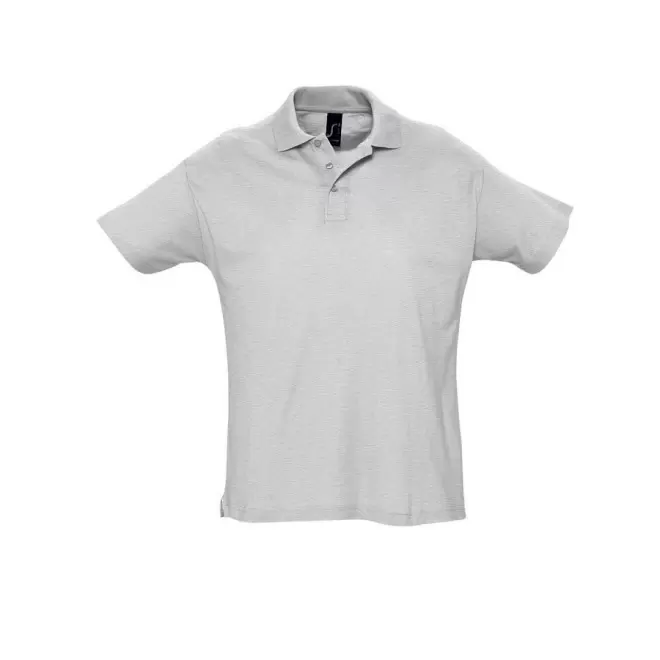 POLO PUBLICITAIRE HOMME 'SUMMER' COULEUR 170 GR/M² - blanc chiné
