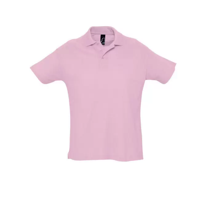 POLO PUBLICITAIRE HOMME 'SUMMER' COULEUR 170 GR/M² - rose