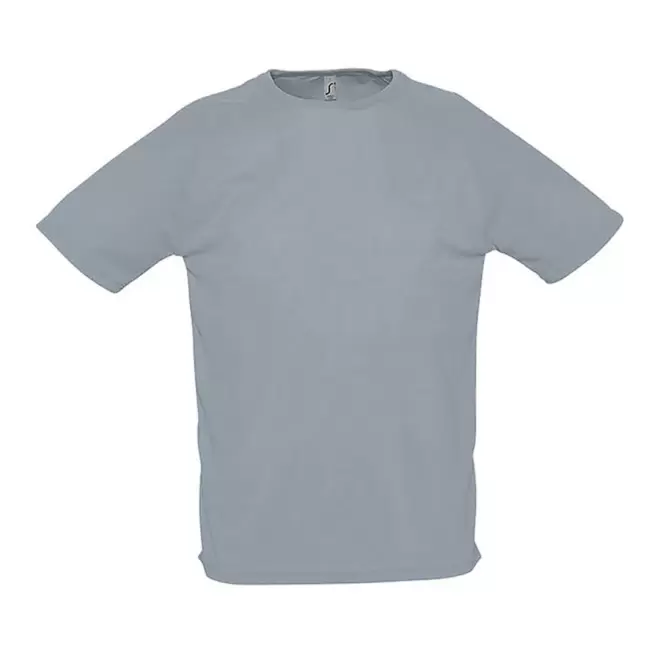 T-SHIRT PERSONNALISÉ HOMME 'SPORTY' - FABRICATION RAPIDE 4J - gris pur