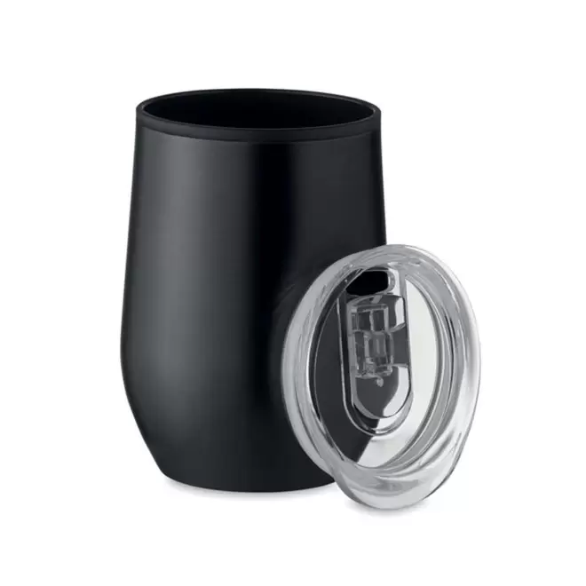 RAPIDE 4J - MUG A CAFE PERSONNALISE 350ML 'GOUGA SHINE' - noir