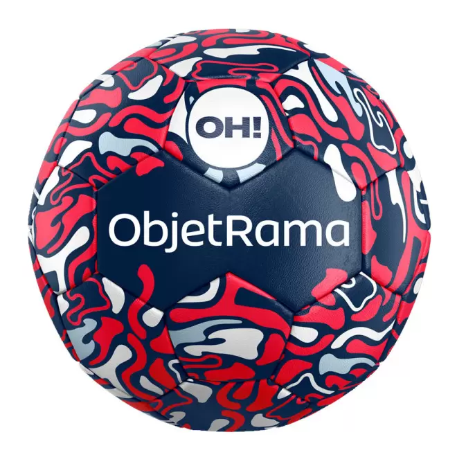 BALLON DE FOOTBALL PERSONNALISABLE 'BATTI' - blanc