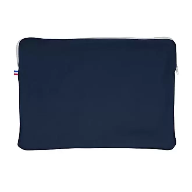 POCHETTE ORDINATEUR PERSONNALISABLE 14'' 'RENAUD'  - bleu marine