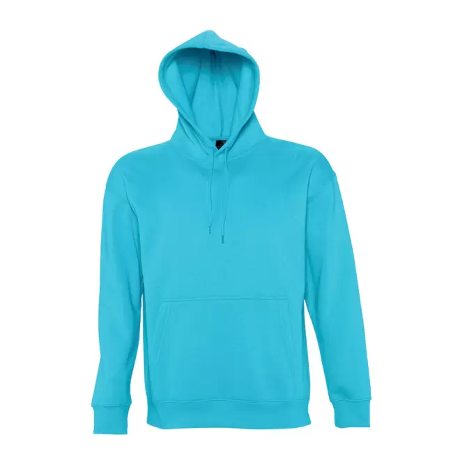 SWEAT-SHIRT PERSONNALISÉ MIXTE CAPUCHE 'SLAM' 320 GR/M² - turquoise