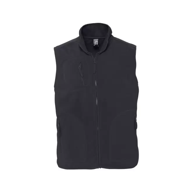 BODYWARMER PUBLICITAIRE POLAIRE MIXTE 'NORWAY' 320 GR/M² - gris kaki