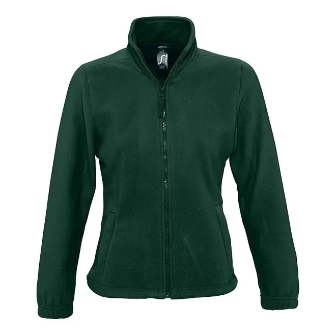 VESTE POLAIRE PUBLICITAIRE ZIPPEE FEMME 'NORTH' 300 GR/M² - vert sapin