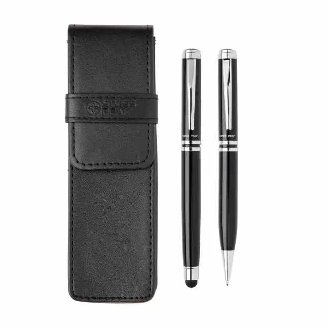 PARURE PERSONNALISABLE EN LAITON SWISS PEAK 'CEDI' - noir