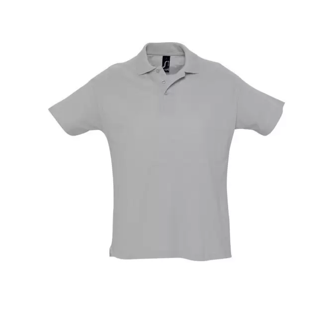 POLO PUBLICITAIRE HOMME 'SUMMER' COULEUR 170 GR/M² - gris chiné