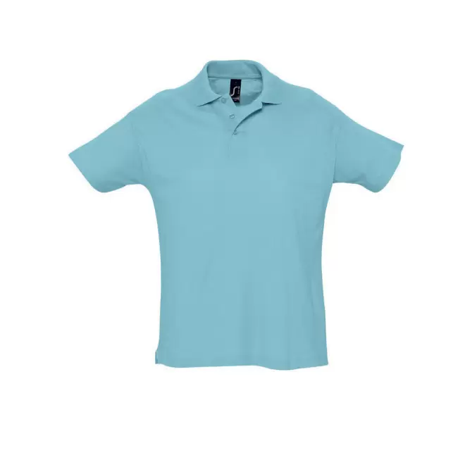 POLO PUBLICITAIRE HOMME 'SUMMER' COULEUR 170 GR/M² - bleu ciel