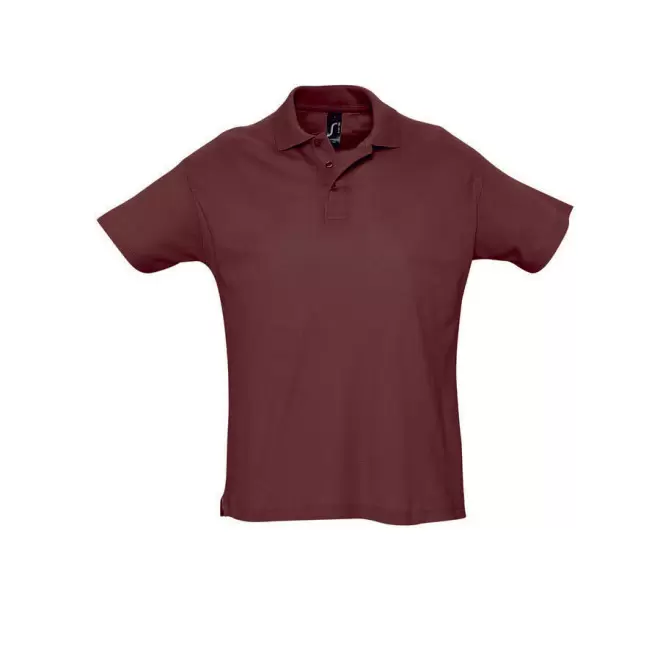 POLO PUBLICITAIRE HOMME 'SUMMER' COULEUR 170 GR/M² - bordeaux