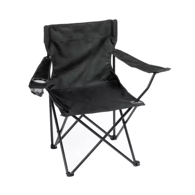 CHAISE PLIANTE PERSONNALISÉE 'BONAT ACCOUDOIRS' - noir