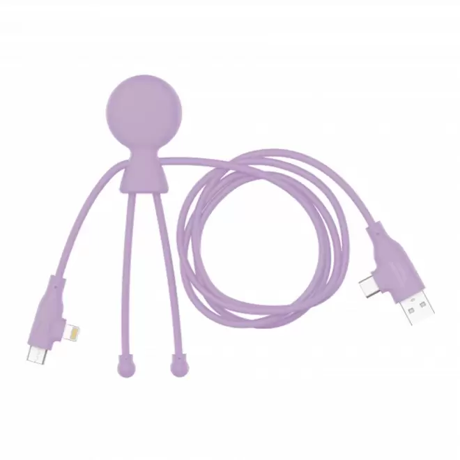 CABLE XOOPAR PERSONNALISABLE 'MR BIO LONG FAST' EXP 72H - lilas