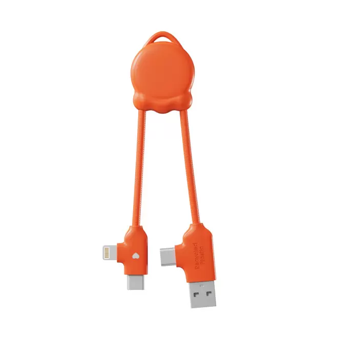 CABLE XOOPAR PERSONNALISABLE 'OCTOMINI' EXP 72H - orange