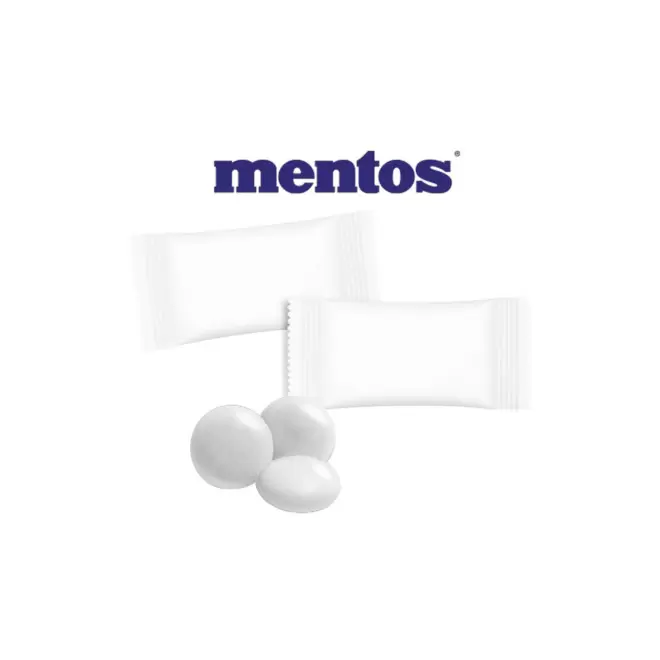 LOT DE 100 MINI SACHETS PERSONNALISABLE DE MENTOS 'NARIKO' - menthe
