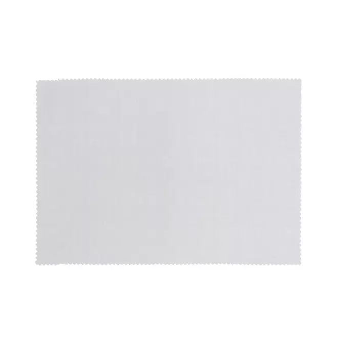 LINGETTE MICROFIBRE PERSONNALISABLE 29.7x21'EPOUSTIF 250' - blanc