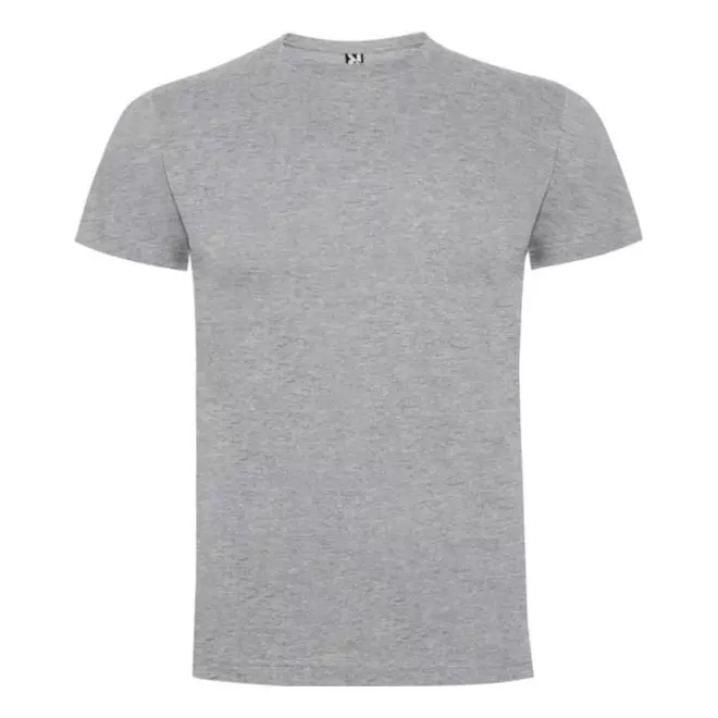 TEE SHIRT MIXTE PERSONNALISABLE COULEUR 'DAGA' 165G/M2 - gris chiné