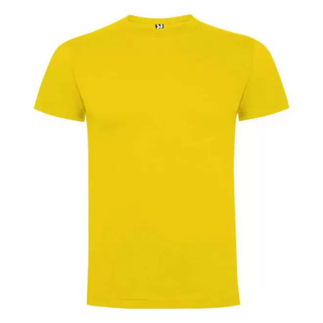 TEE SHIRT MIXTE PERSONNALISABLE COULEUR 'DAGA' 165G/M2 - jaune