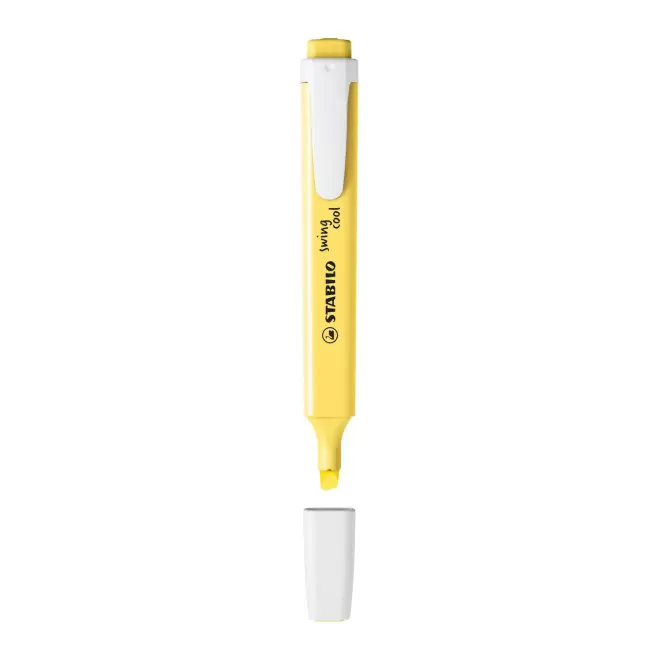 SURLIGNEUR STABILO® PERSONNALISABLE 'SWING COOL'  - jaune pastel