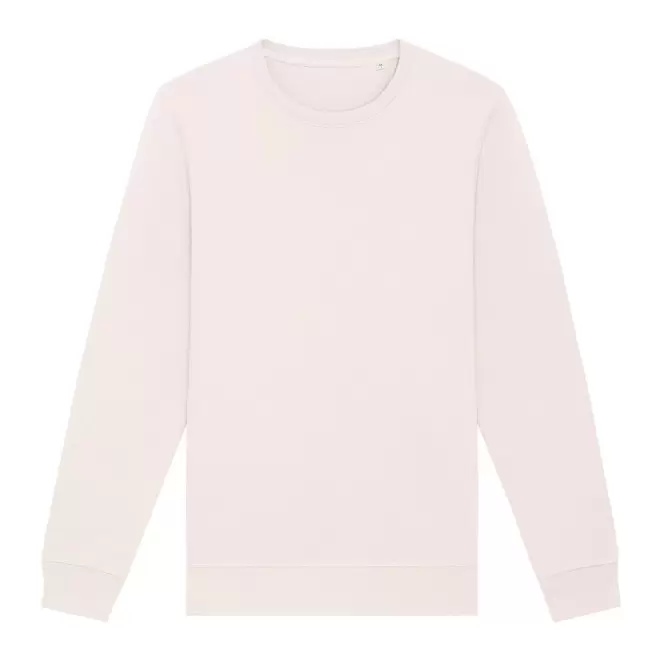 SWEAT MIXTE COL ROND S/S® PERSONNALISABLE 'ROLLER' - vintage white