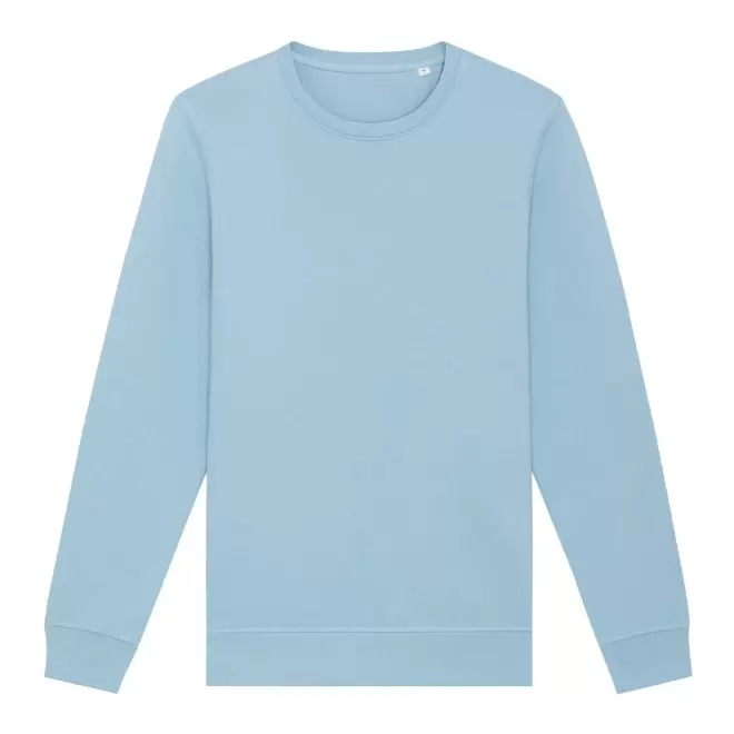 SWEAT MIXTE COL ROND S/S® PERSONNALISABLE 'ROLLER' - sky blue