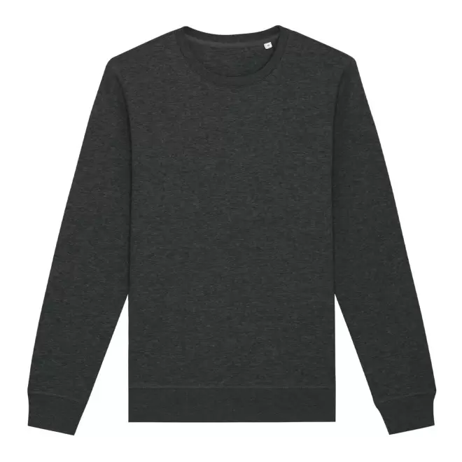 SWEAT MIXTE COL ROND S/S® PERSONNALISABLE 'ROLLER' - dark heather grey