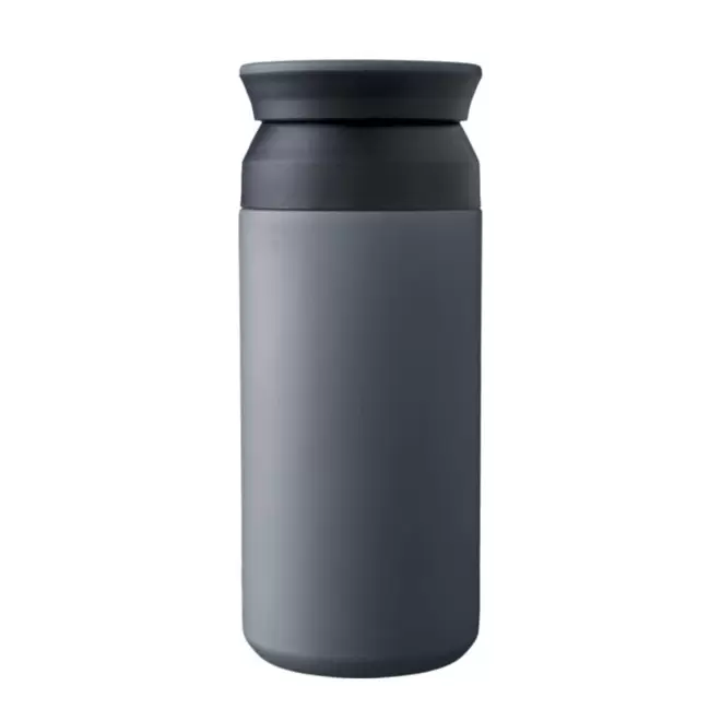 MUG ISOTHERME PERSONNALISABLE EN ACIER 350ML 'GWENO' - gris